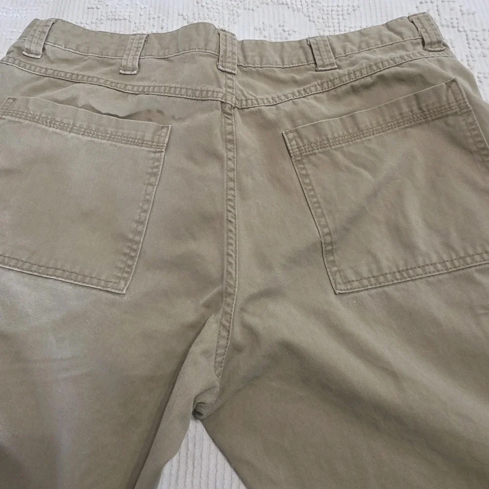 Wrangler Cargo Work Pants 38 x 29 Utility 100%‎ Cotton Light Brown Men's